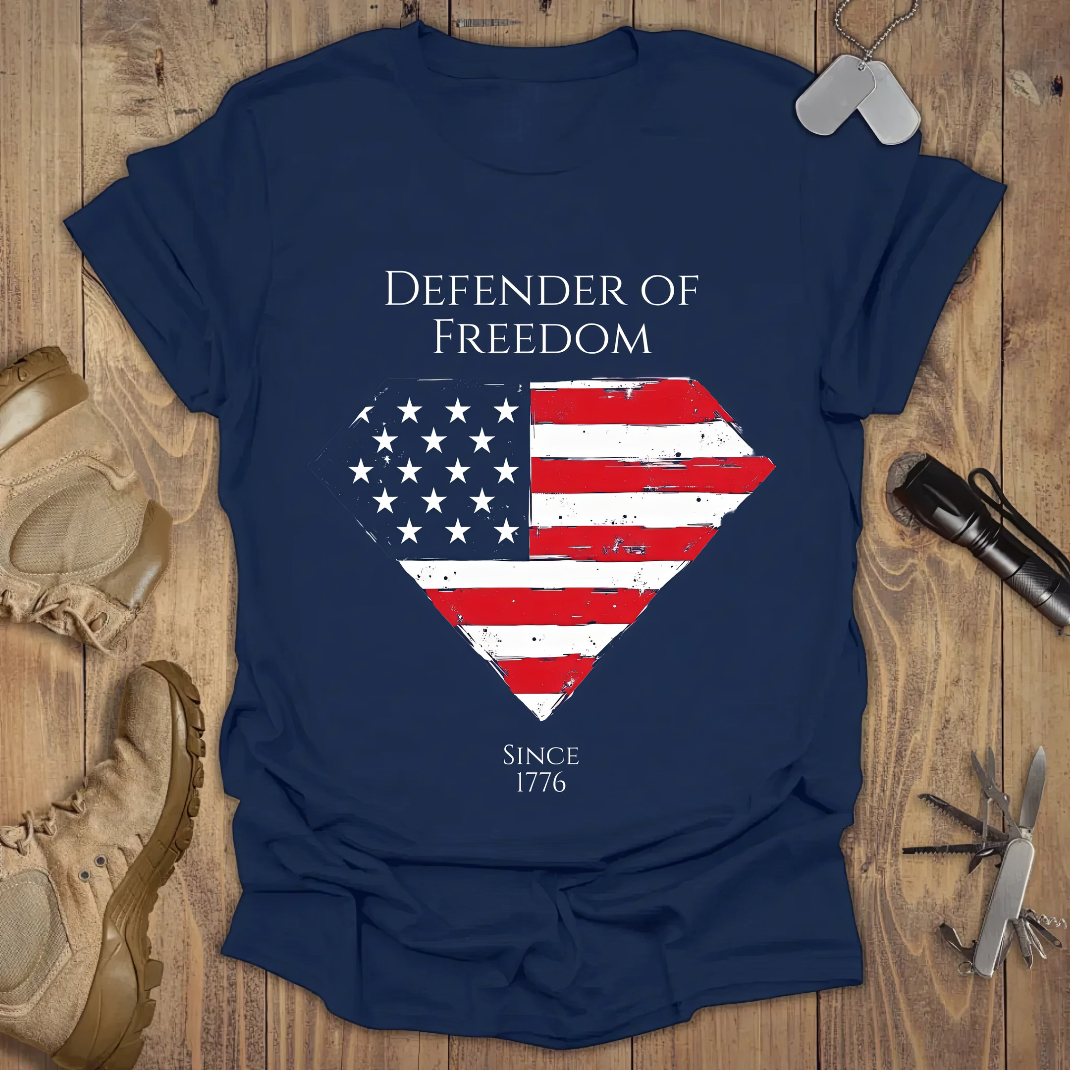 Defender Of Freedom Since 1776 T-shirt Patriotic Shirts Gifts For Dad