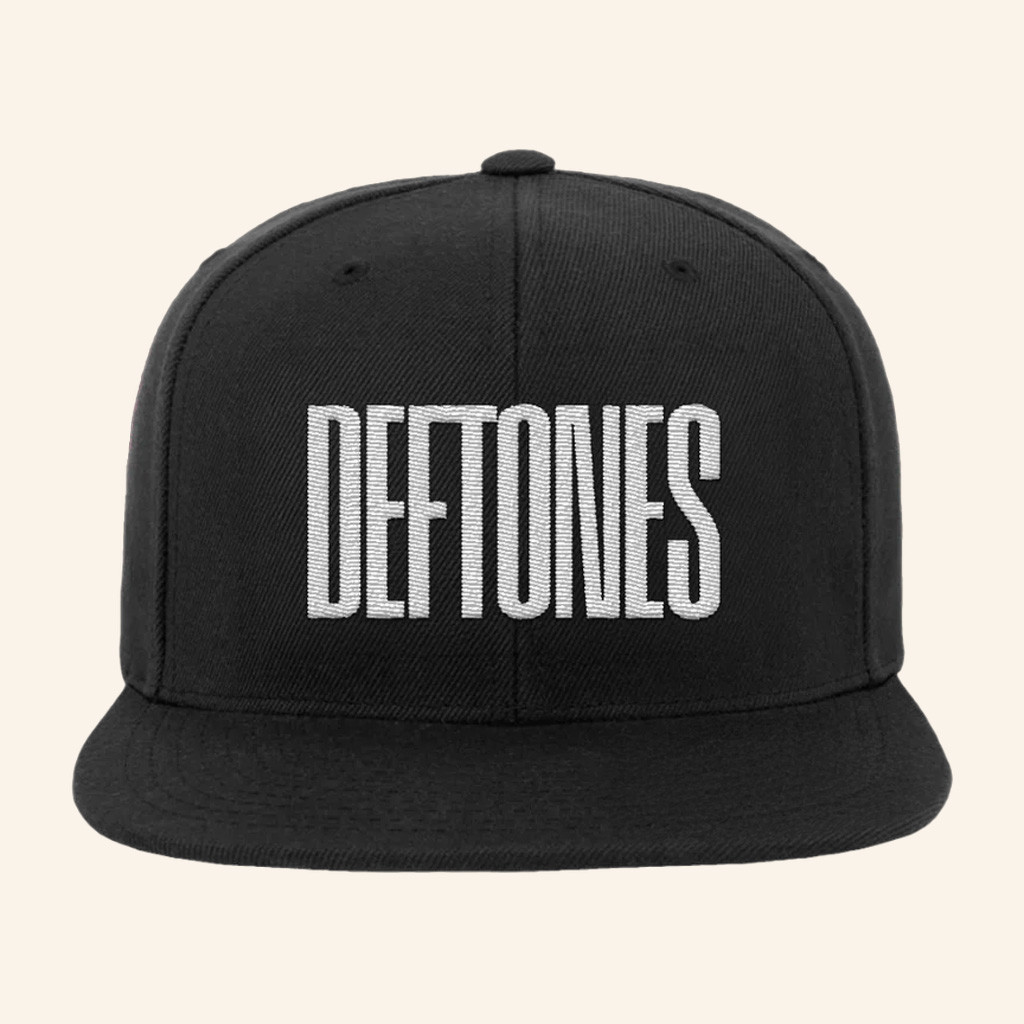 Deftones Dickies Merch Deftones Embroidered Black Snapback Hat Dad Christmas Gifts Deftones Dickies Merch Deftones Embroidered Black Snapback Hat Dad Christmas Gifts