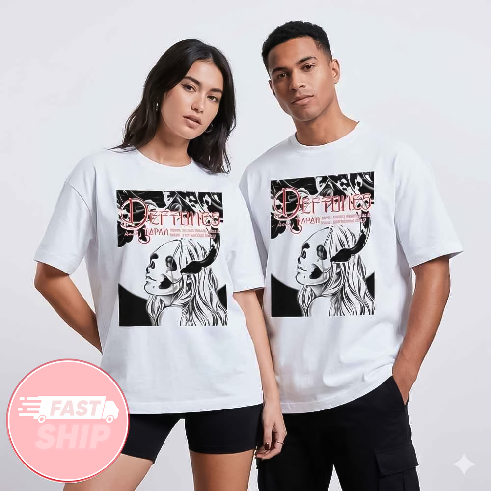 Deftones Japan Tour 2026 Headline Private Music Album May 18-19 2026 At Tokyo And Osaka Event T-Shirt