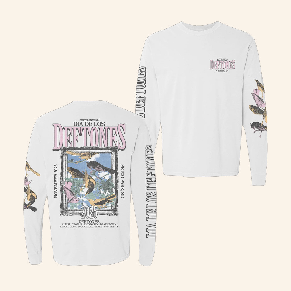 Deftones Merch Bird Frame Long Sleeve T-Shirt Christmas Gift Ideas For Him Deftones Merch Bird Frame Long Sleeve T-Shirt Christmas Gift Ideas For Him