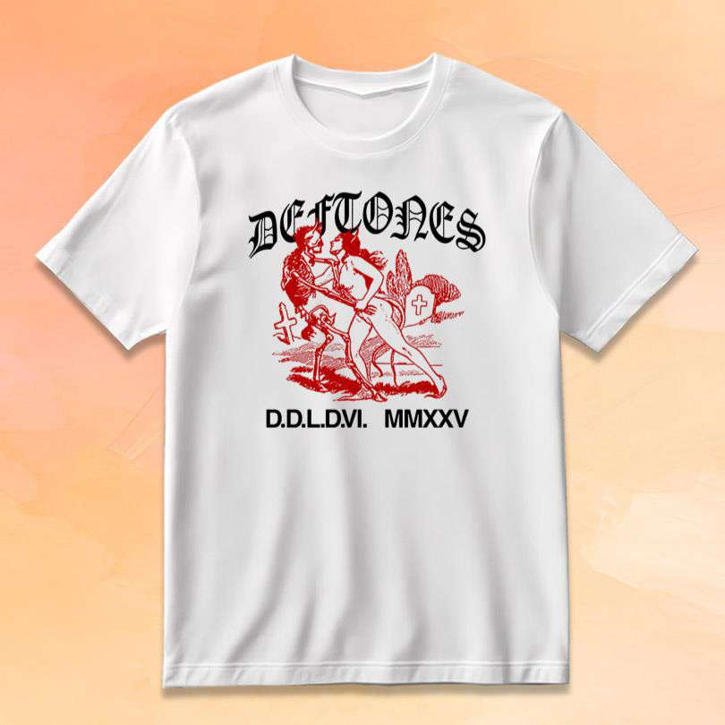 Deftones Merch Dancing With Death 2025 T-Shirt Music Lover Gifts For Him