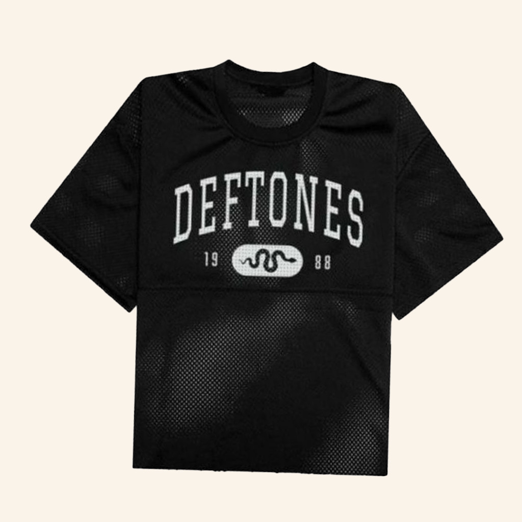Deftones Merch Est 1988 Snake Mesh Jersey Presents For Music Lovers Deftones Merch Est 1988 Snake Mesh Jersey Presents For Music Lovers
