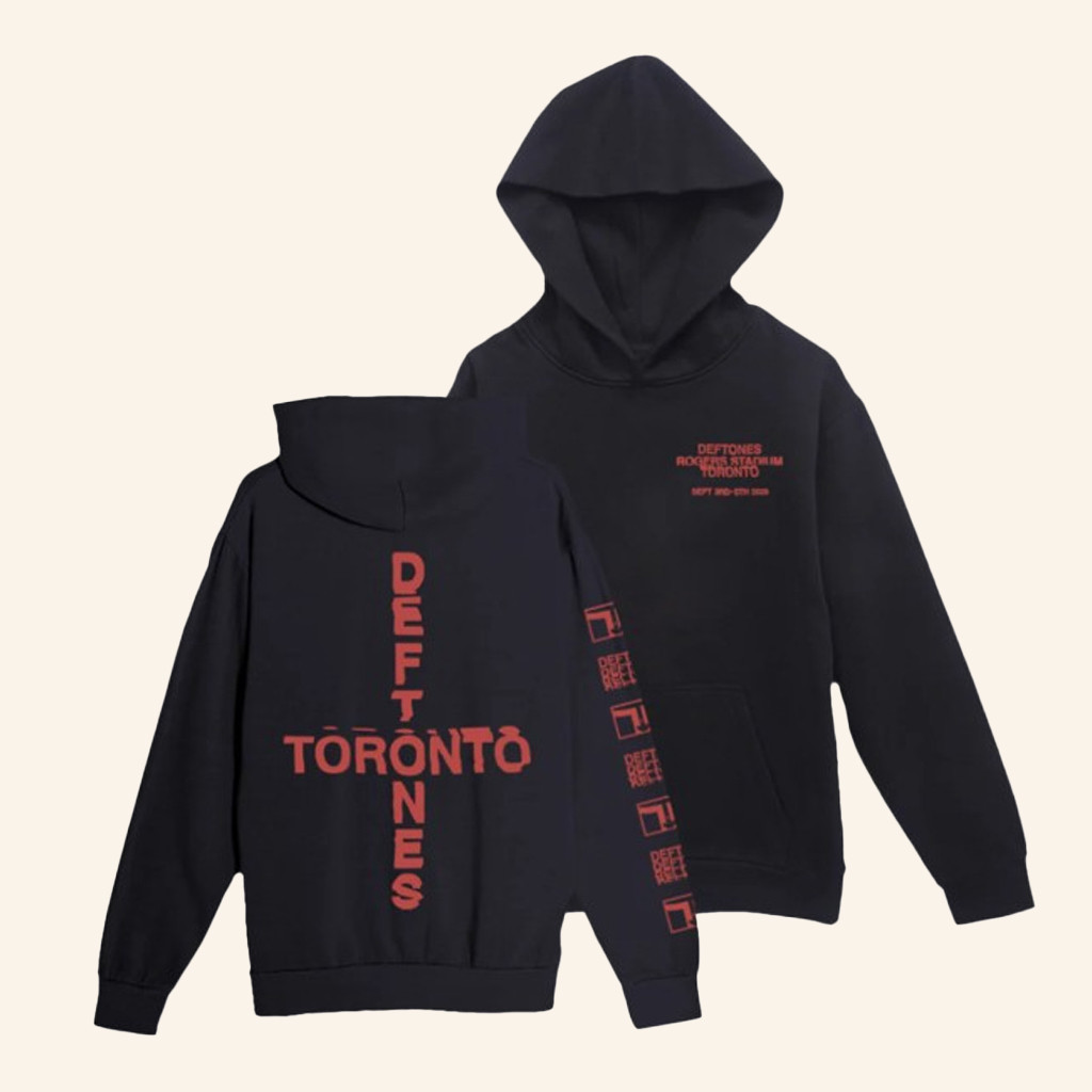 Deftones Merch Toronto Exclusive Cross Hoodie Music Related Gifts For Guys Deftones Merch Toronto Exclusive Cross Hoodie Music Related Gifts For Guys