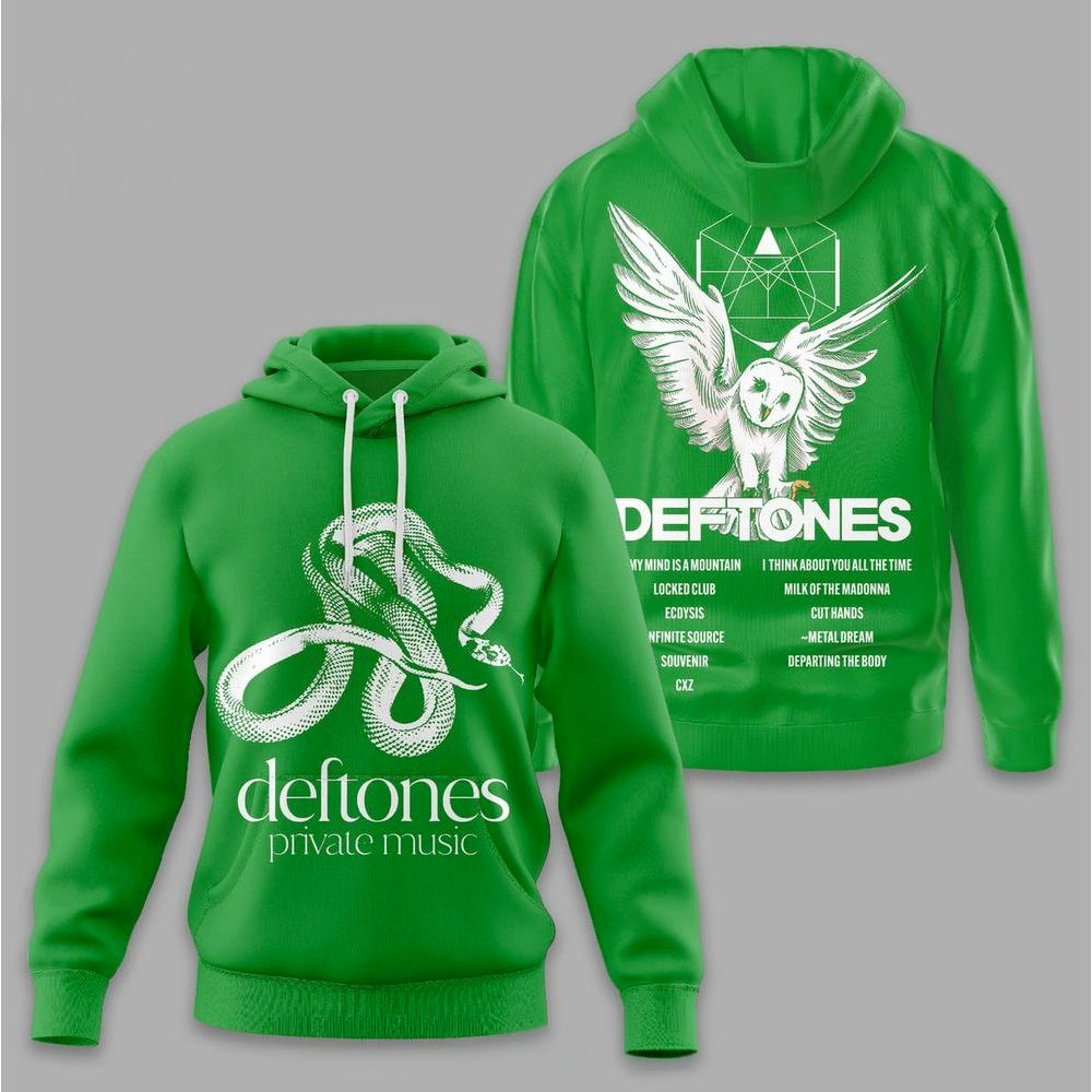 Deftones Private Music Hoodie Deftones Merch Presents For Music Lovers