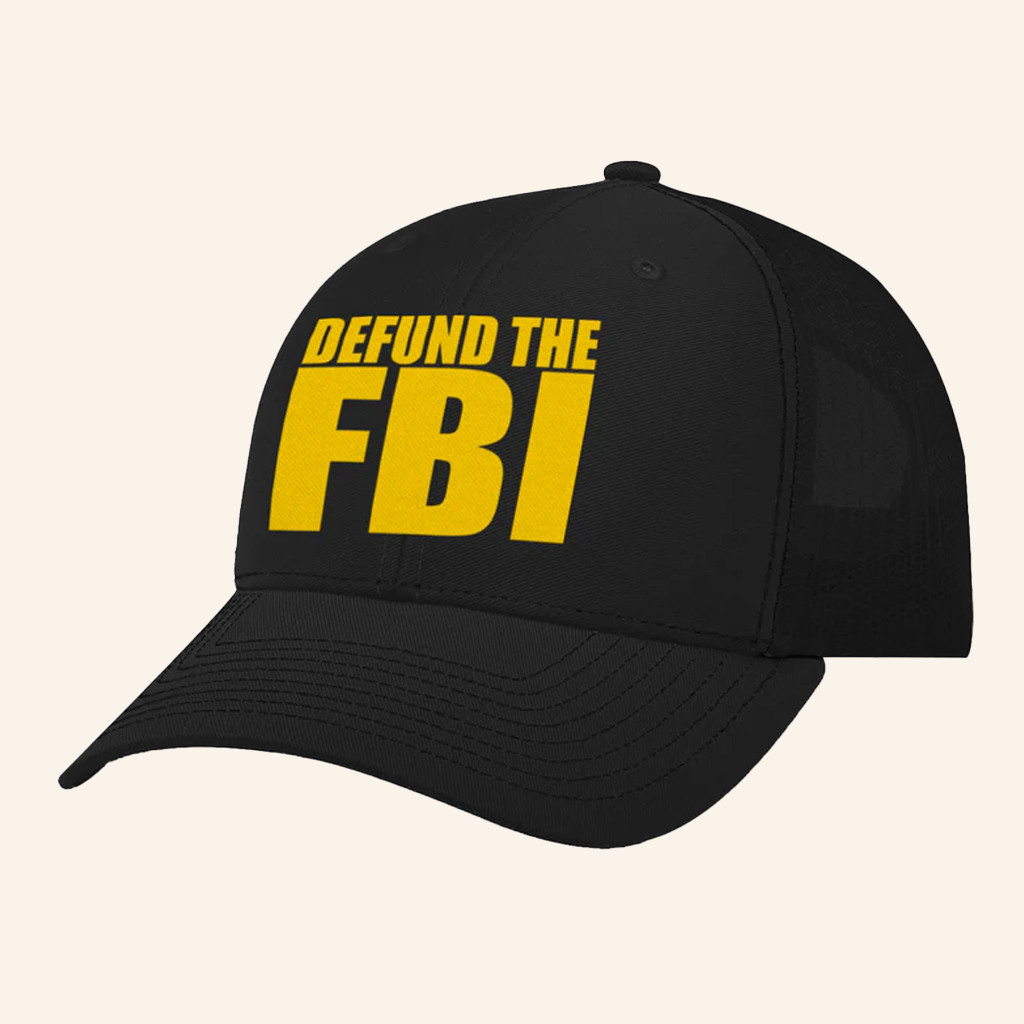 Defund The FBI Embroidered Hat Political Statement Cap Republican Gifts Ideas