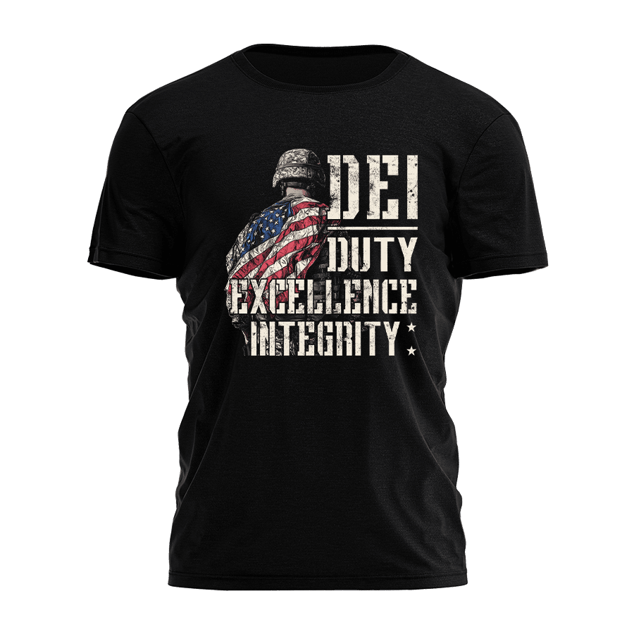 DEI Duty Excellence Integrity Shirt Veteran T-Shirt Patriotic Gifts For Dad DEI Duty Excellence Integrity Shirt Veteran T-Shirt Patriotic Gifts For Dad