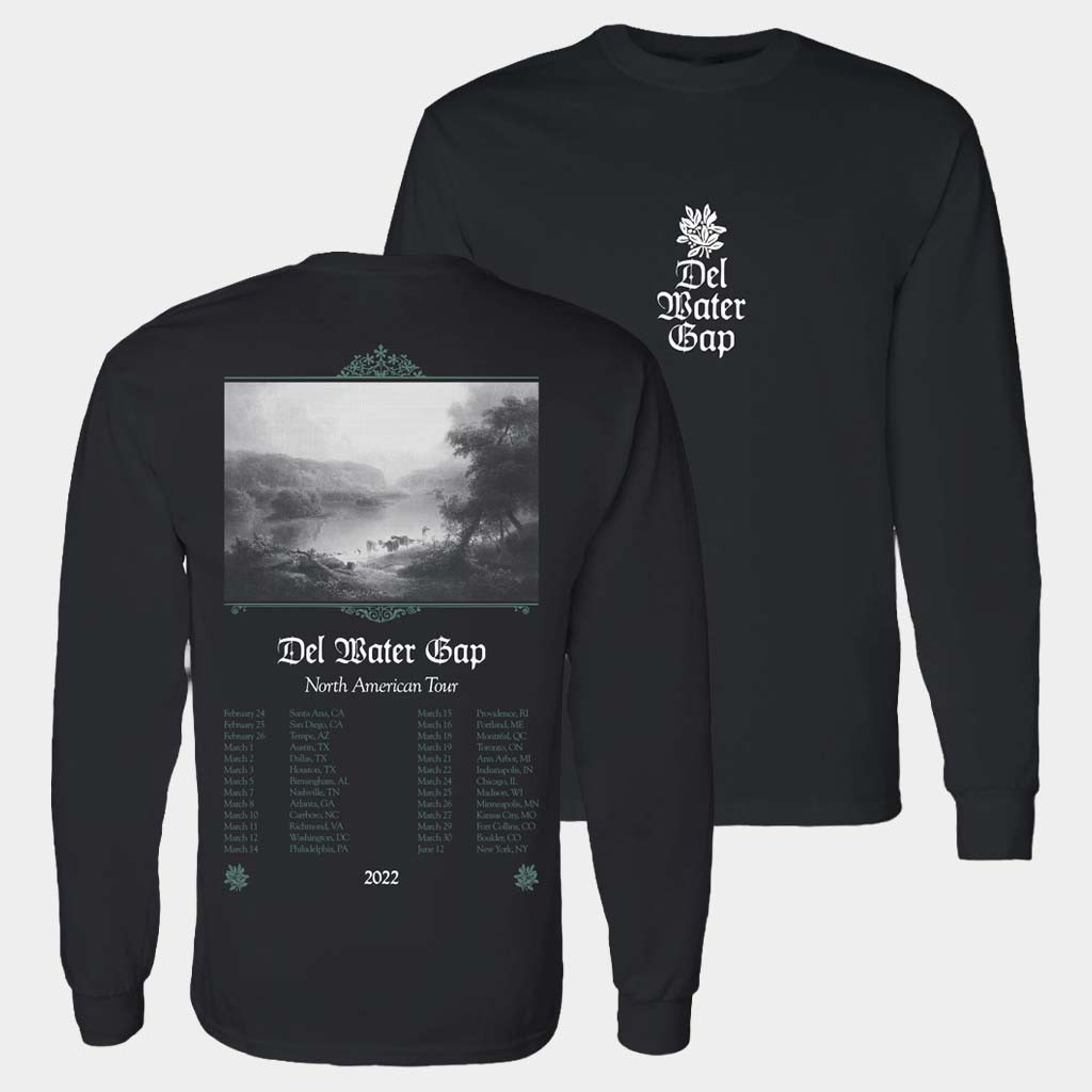 Del Water Gap Merch DWG North American 2022 Tour Long Sleeve T-Shirt Best Gifts For Him Del Water Gap Merch DWG North American 2022 Tour Long Sleeve T-Shirt Best Gifts For Him
