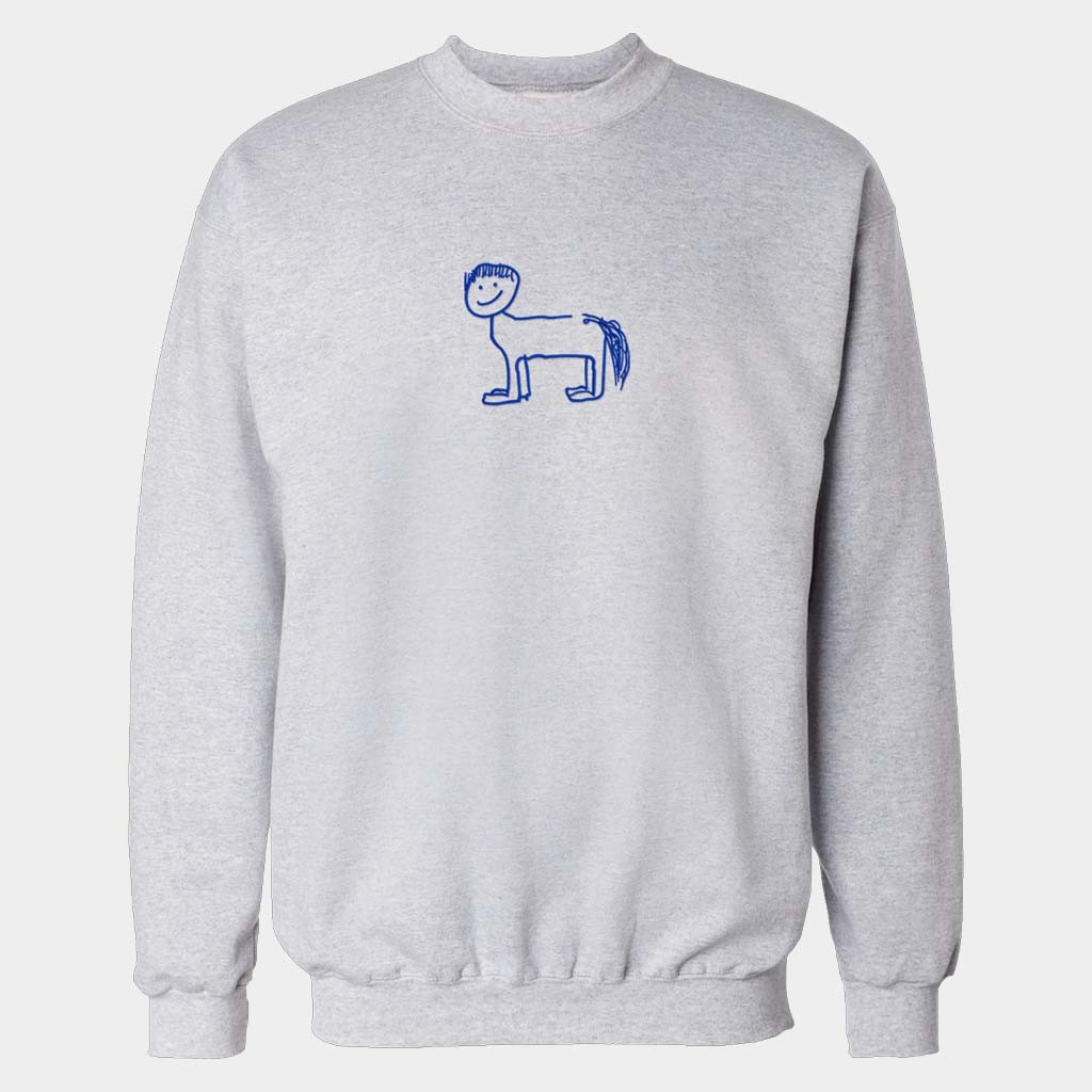 Del Water Gap Merch Horse with Bowl Cut Crewneck Sweatshirt Gifts For BFF