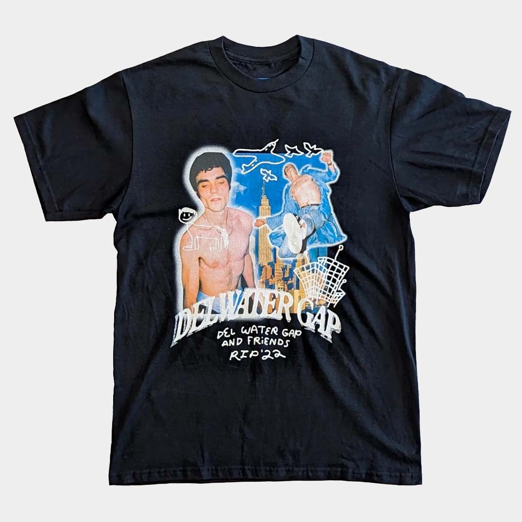 Del Water Gap Merch HTV x DWG RIP 22 Bootleg T-Shirt Music Lover Gifts For Him