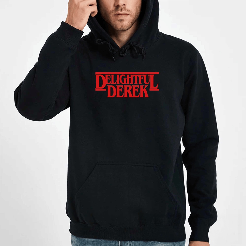 Delightful Derek Hoodie Stranger Things Apparel Unique Gifts For Stranger Things Lovers