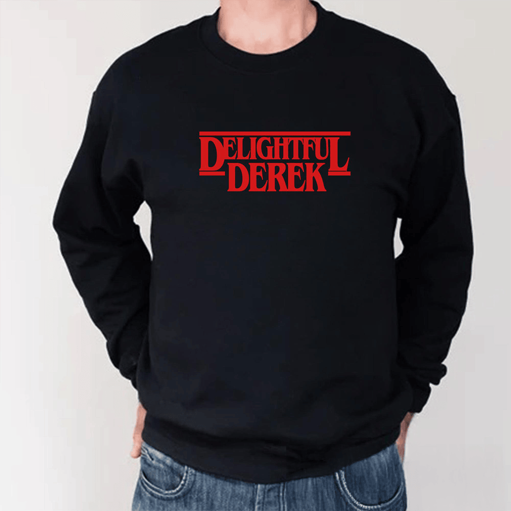Delightful Derek Long Sleeve Shirt Stranger Things Apparel Gift Ideas For Fans
