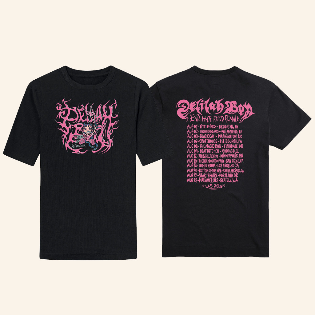 Delilah Bon Merch Princeless Princess Tour Dates 2025 T-Shirt Xmas Presents For Him
