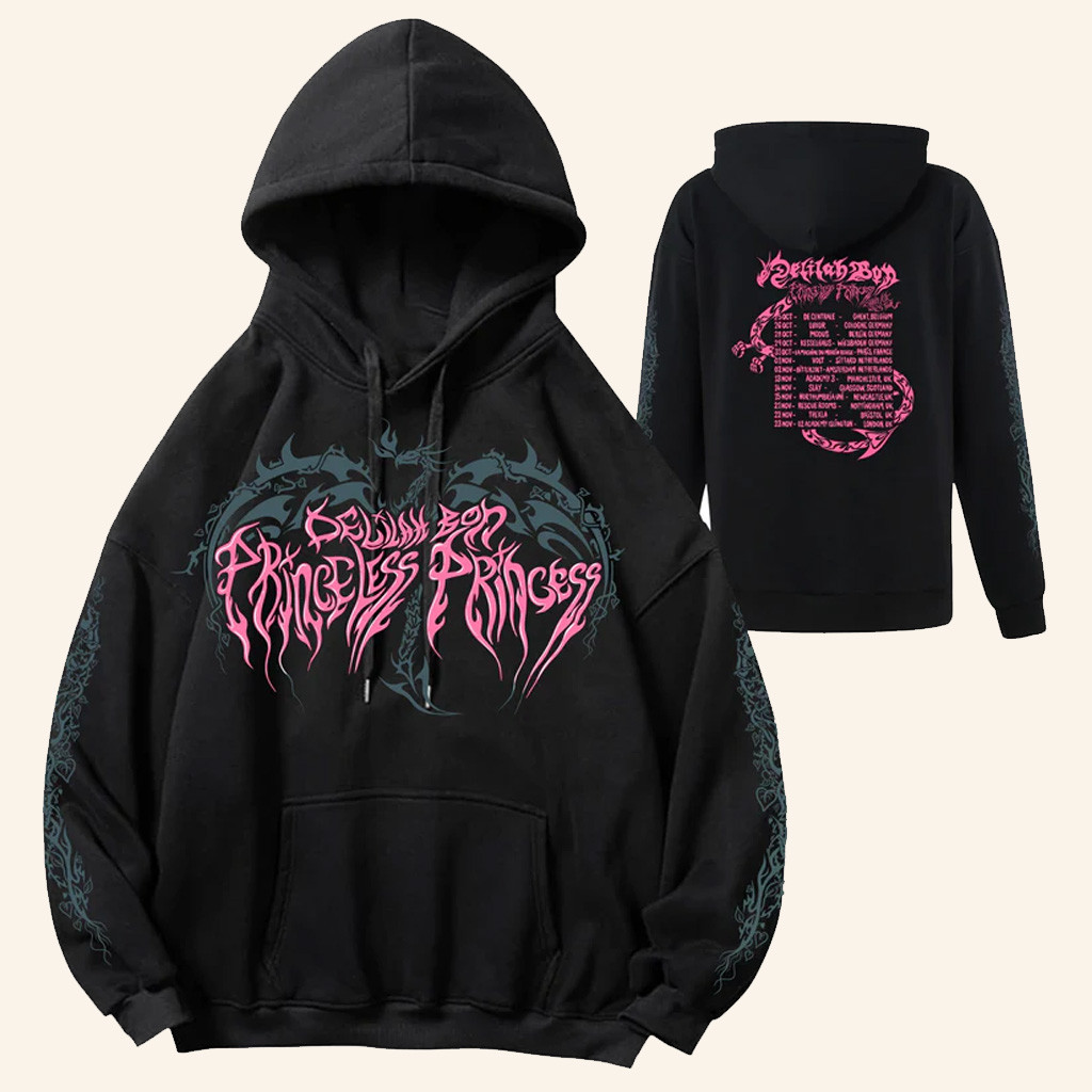 Delilah Bon Merch Princeless Princess Tour Hoodie Christmas Presents For Her