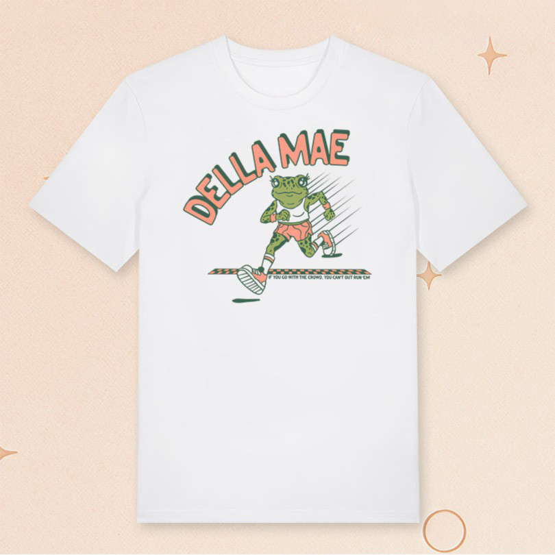 Della Mae Merch Della Mae Ut Run Em Frog T-Shirt Presents For Music Lovers Della Mae Merch Della Mae Ut Run Em Frog T-Shirt Presents For Music Lovers