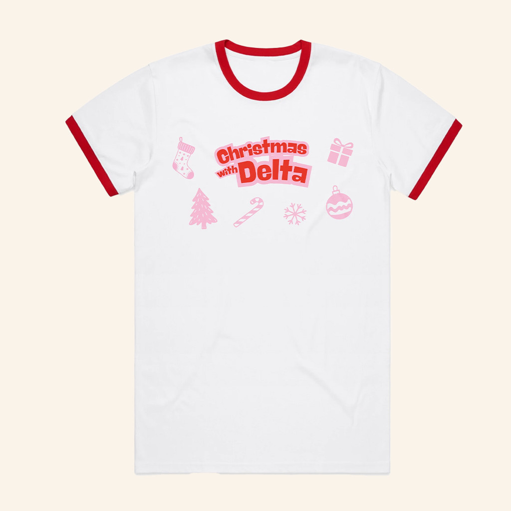 Delta Goodrem Merch Christmas With Delta Ringer T-Shirt Xmas Gift Ideas For Wife