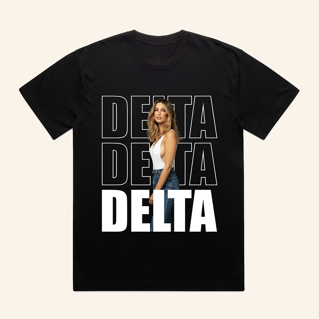Delta Goodrem Merch Delta Logo T-Shirt Best Gifts For Music Lovers Delta Goodrem Merch Delta Logo T-Shirt Best Gifts For Music Lovers