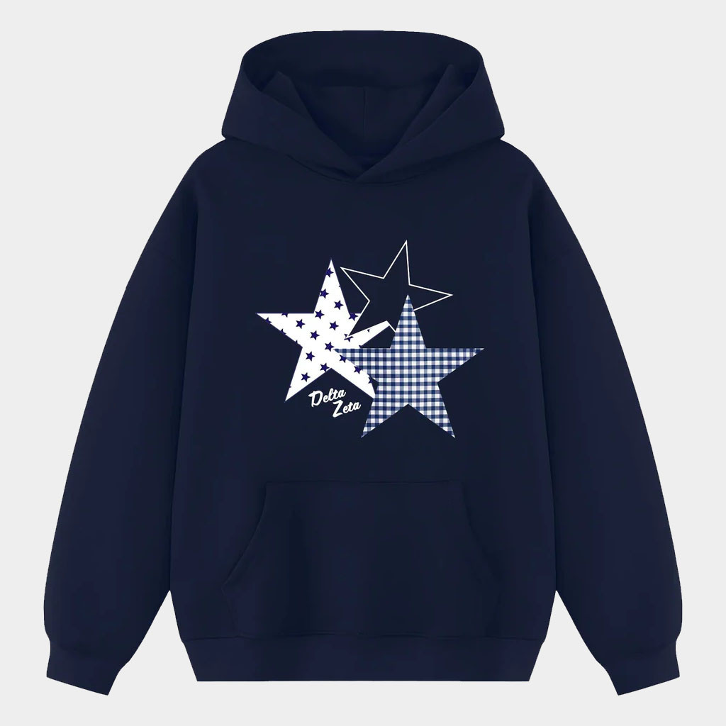 Delta Zeta Merch Orbiter Hoodie Sorority Hoodie Stars Delta Zeta Apparel Gifts For Besties