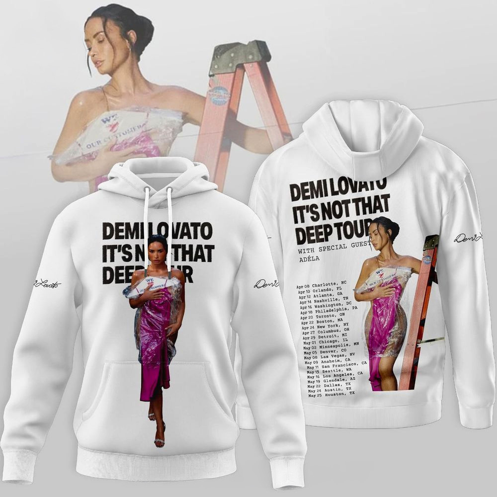 Demi Lovato It's Not That Deep Tour Hoodie Demi Lovato Merch Gifts For Music Fans