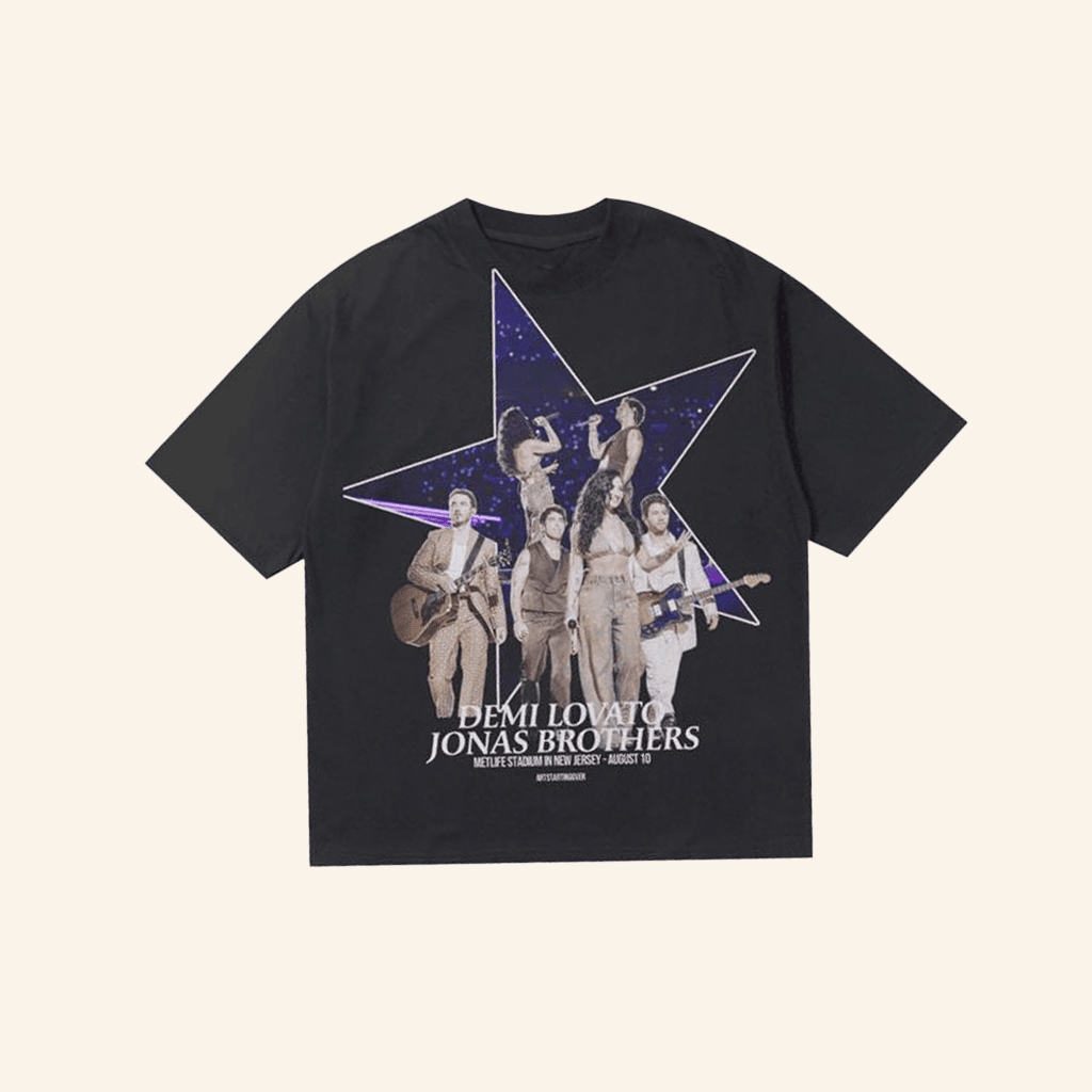 Demi Lovato Jonas Brothers Merch Metlife Stadium In New Jersey August 10 Shirt Fans Gifts Demi Lovato Jonas Brothers Merch Metlife Stadium In New Jersey August 10 Shirt Fans Gifts