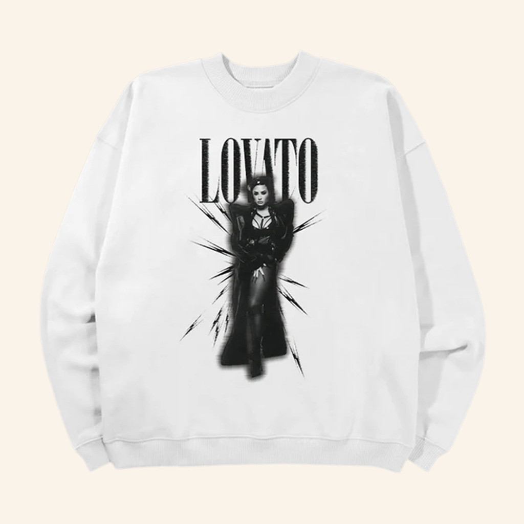Demi Lovato Merch Demi Lovato Posing Sweatshirt Best Gifts For Music Lovers