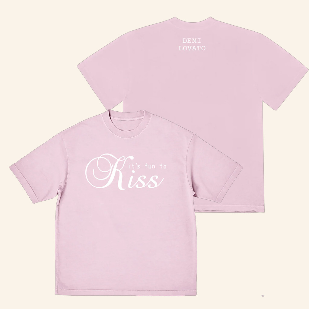 Demi Lovato Merch Kiss T-Shirt It's Fun To Kiss Shirt Presents For Music Lovers