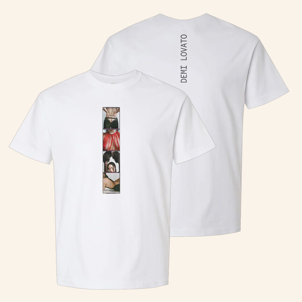 Demi Lovato Merch Photostrip T-Shirt Christmas Gifts For Friends Demi Lovato Merch Photostrip T-Shirt Christmas Gifts For Friends