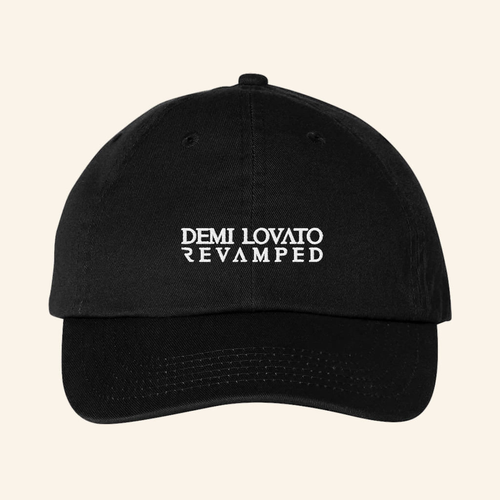 Demi Lovato Merch Revamped Embroidered Hat Best Gifts For Music Lovers