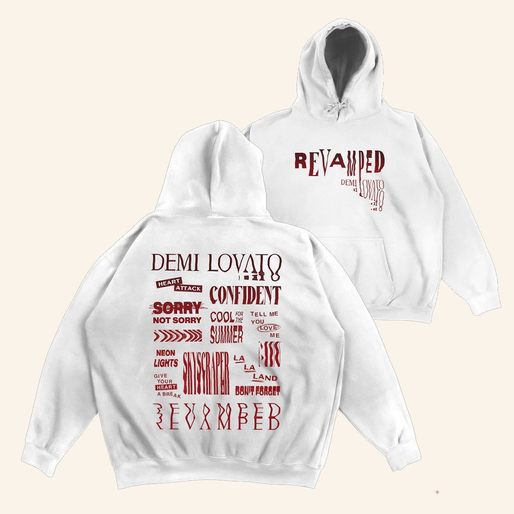 Demi Lovato Merch Revamped Tracklist Hoodie Cool Gifts For Music Lovers