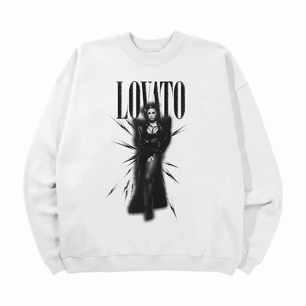 Demi Lovato Portrait Graphic Sweatshirt Demi Lovato Apparel Best Present For Mother's Day