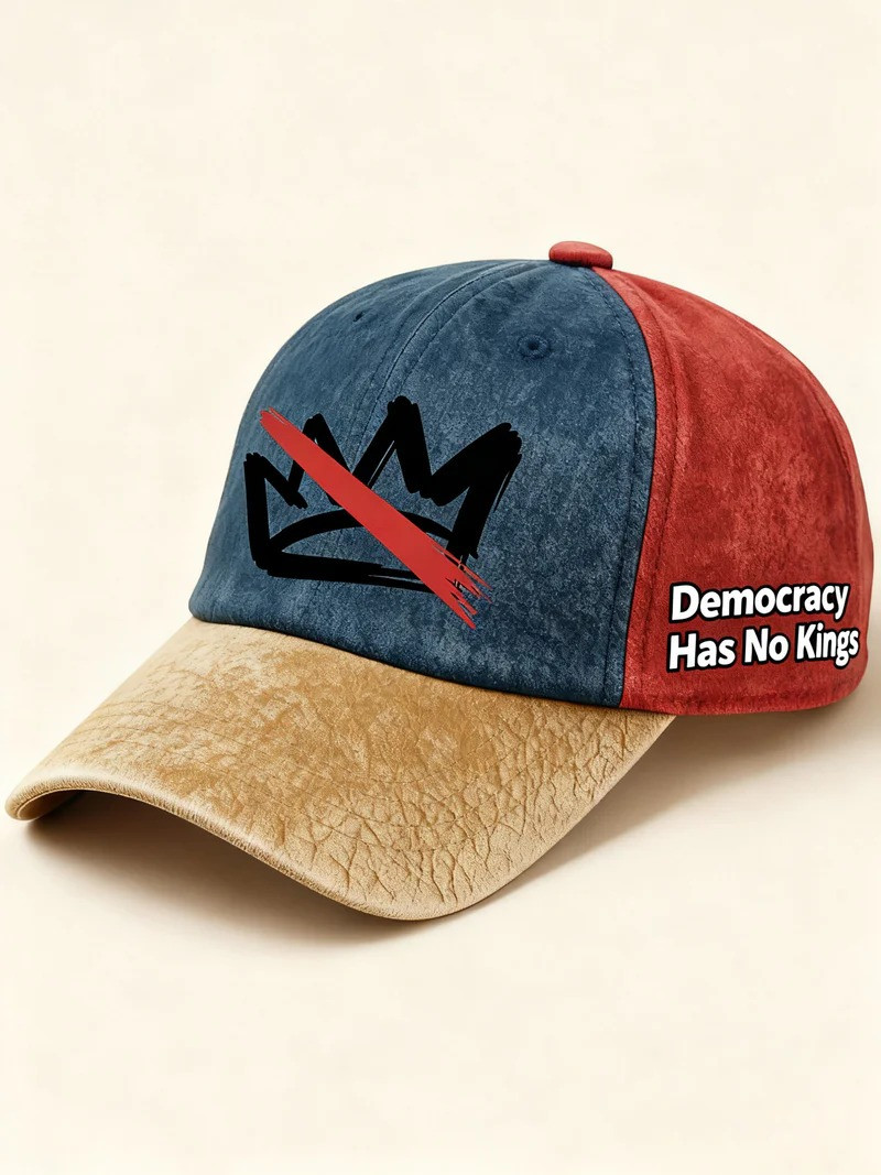 Democracy Has No Kings Baseball Cap Anti Trump Merch Gift For Peace Lover