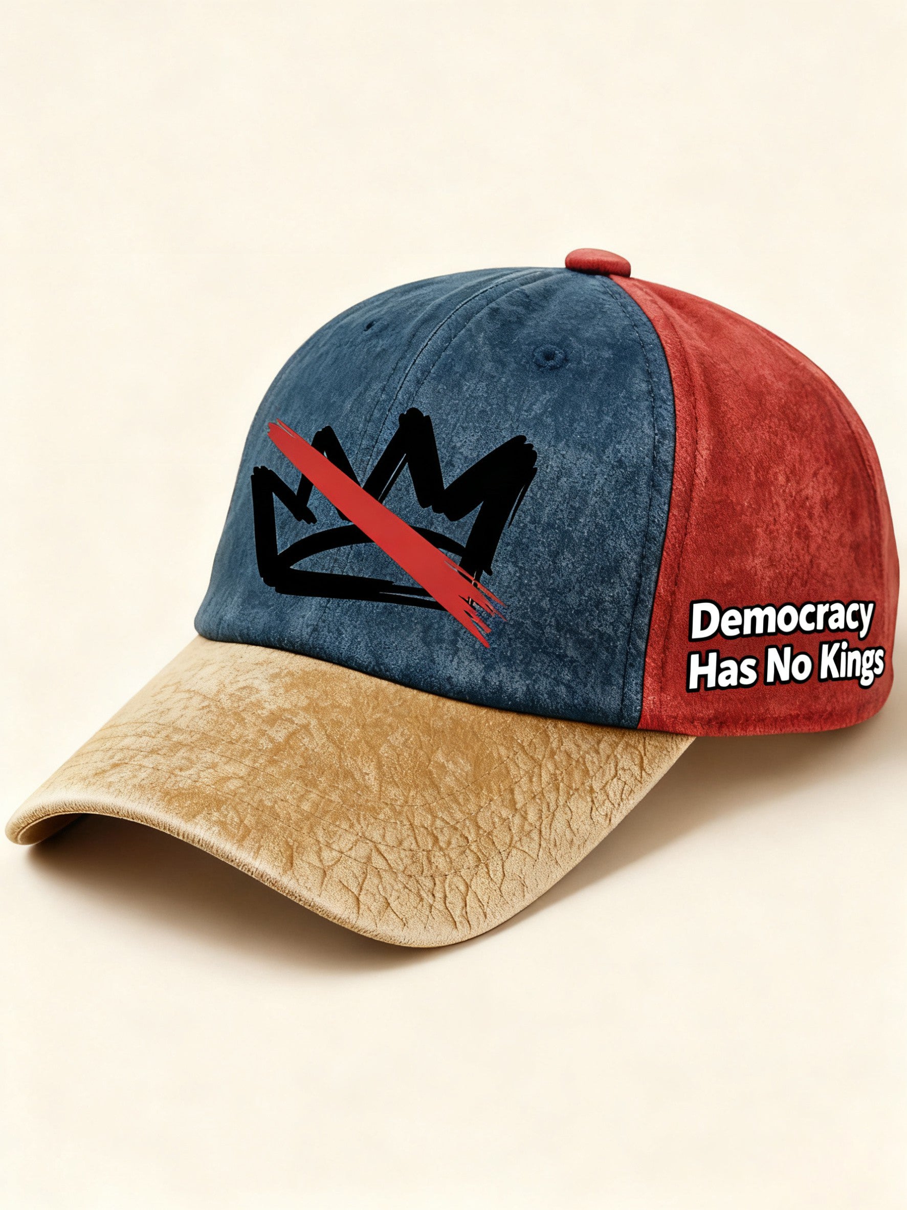 Democracy Has No Kings Cap Anti Fascist Merch No Kings Protest Merch Gift For Democracy