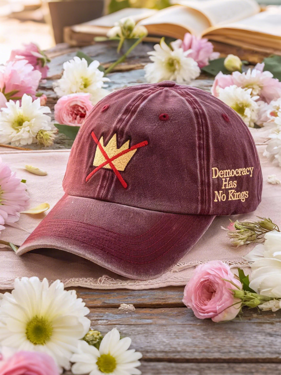 Democracy Has No Kings Cap No Kings Protest Merch Gifts For Democrats Supporters