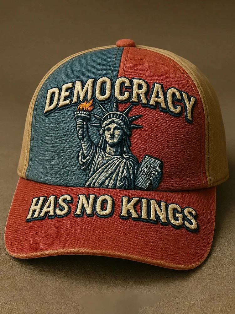 Democracy Has No Kings Hat No Kings Protest Merch Liberal Political Gifts