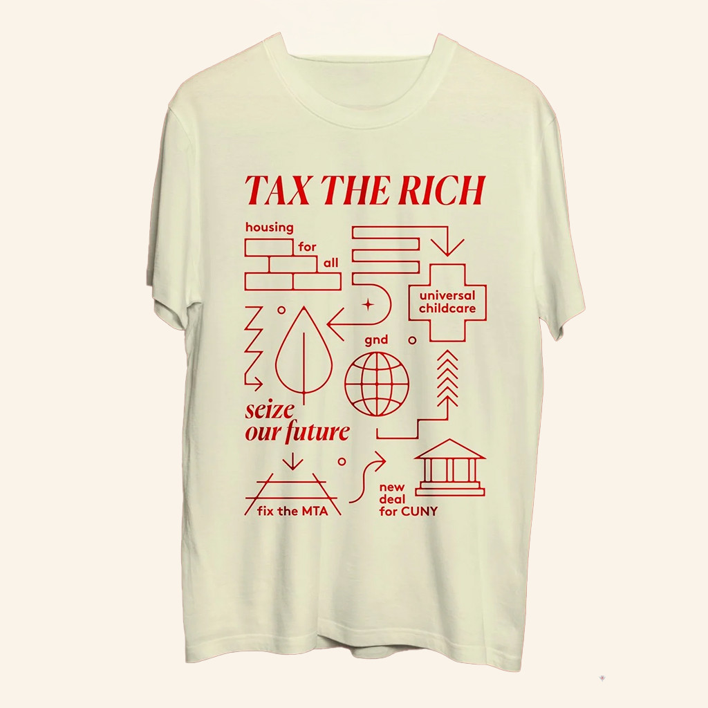 Democratic Socialists Of America Merch Tax The Rich T-Shirt Gifts For Mom