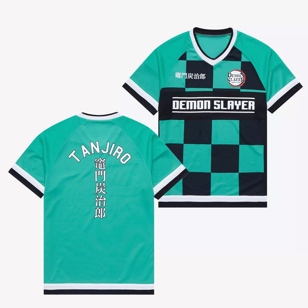 Demon Slayer Merch Demon Slayer Kimetsu No Yaiba Tanjiro Soccer Jersey Gifts For Dudes Demon Slayer Merch Demon Slayer Kimetsu No Yaiba Tanjiro Soccer Jersey Gifts For Dudes
