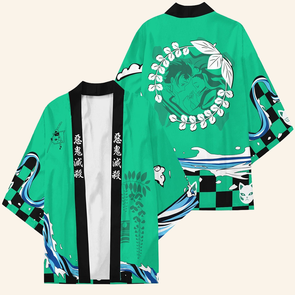 Demon Slayer Merch Demon Slayer Kimono Dance Of Fire And Water Kimono Gifts For Daughter Demon Slayer Merch Demon Slayer Kimono Dance Of Fire And Water Kimono Gifts For Daughter