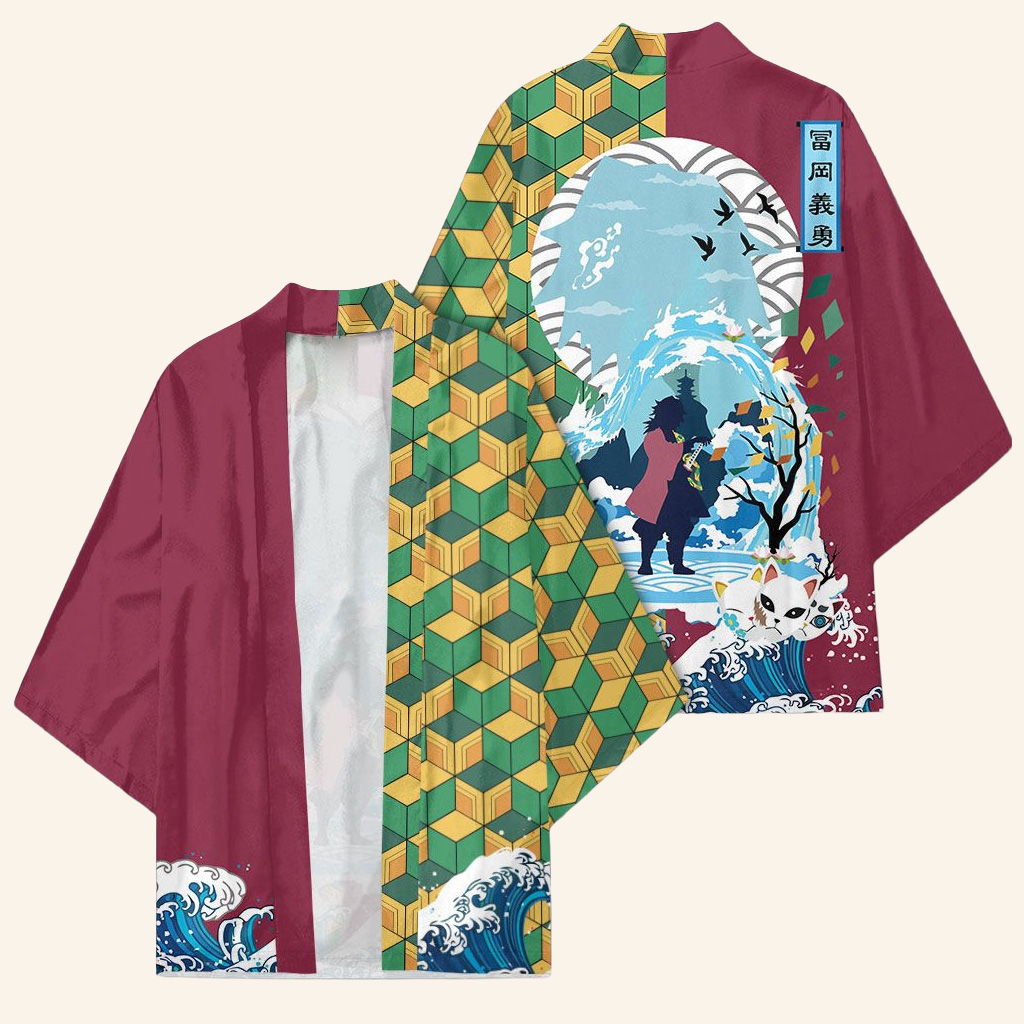 Demon Slayer Merch Demon Slayer Kimono Giyuu Kimono Otaku Merch Clothes Gifts For Fans Demon Slayer Merch Demon Slayer Kimono Giyuu Kimono Otaku Merch Clothes Gifts For Fans