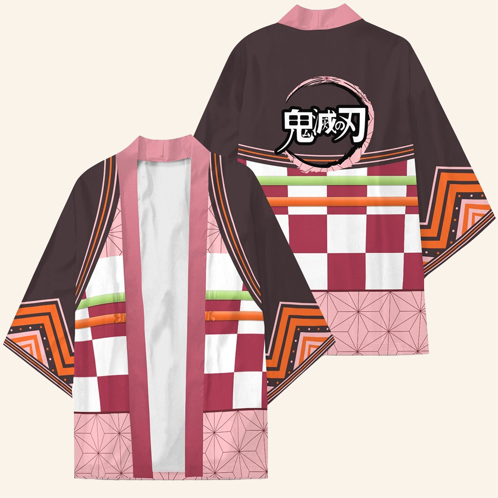 Demon Slayer Merch Demon Slayer Kimono Kimetso No Yaiba Nezuko Kimono Gifts For Wife Demon Slayer Merch Demon Slayer Kimono Kimetso No Yaiba Nezuko Kimono Gifts For Wife