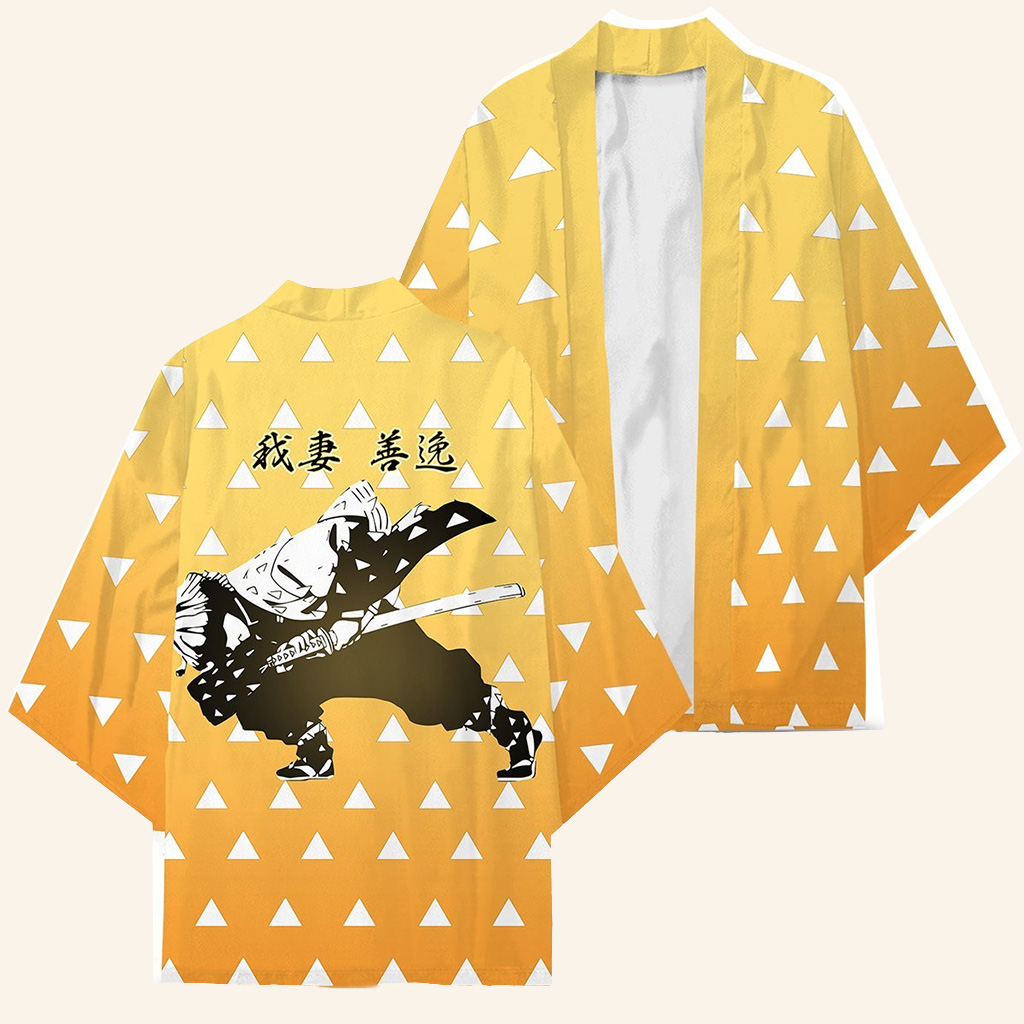 Demon Slayer Merch Demon Slayer Kimono Kimetso No Yaiba Zenitsu Kimono Gifts For Dudes Demon Slayer Merch Demon Slayer Kimono Kimetso No Yaiba Zenitsu Kimono Gifts For Dudes