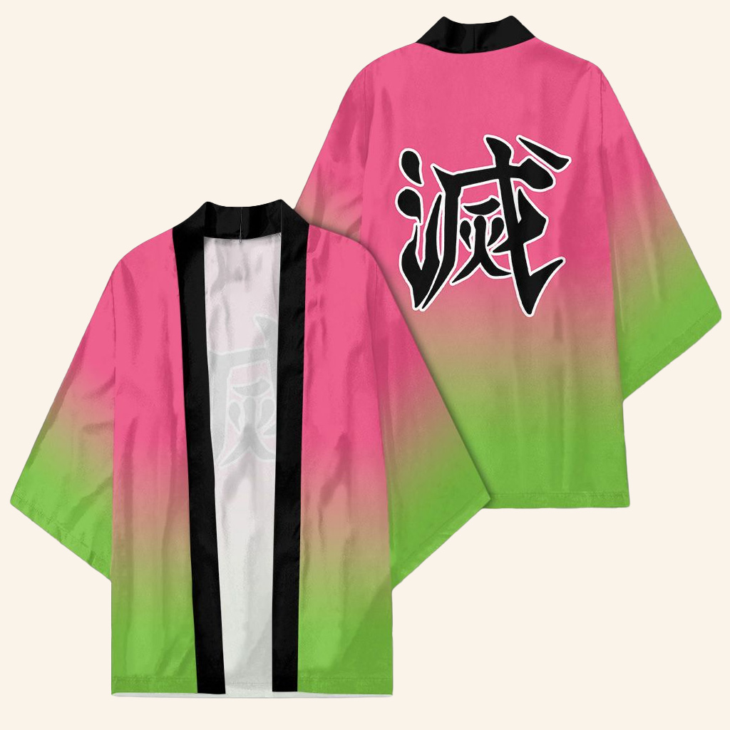 Demon Slayer Merch Demon Slayer Kimono Mitsuri Kanroji Kimono Uniform Clothes Fans Gifts Demon Slayer Merch Demon Slayer Kimono Mitsuri Kanroji Kimono Uniform Clothes Fans Gifts