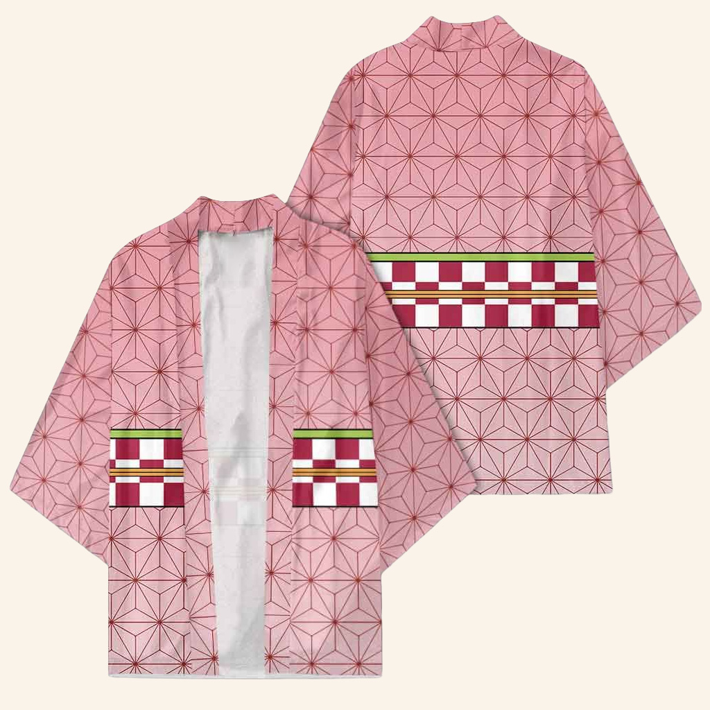 Demon Slayer Merch Demon Slayer Kimono Nezuko Kimono Uniform Clothes Gifts For Sister
