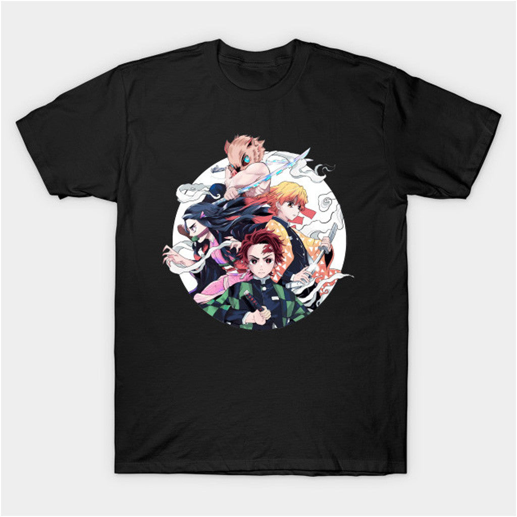 Demon Slayer Merch Funny Black T-Shirt Gifts For Best Friends Demon Slayer Merch Funny Black T-Shirt Gifts For Best Friends