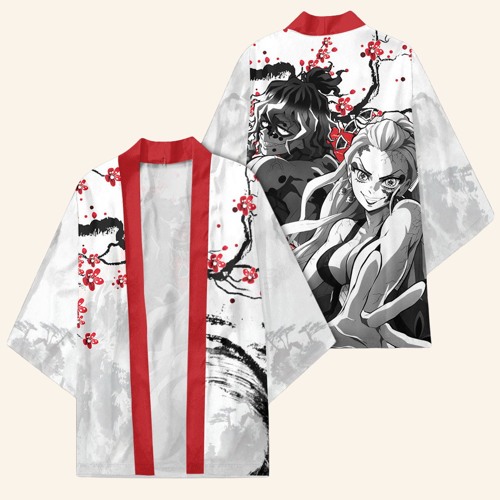 Demon Slayer Merch Gyutaro and Daki Anime Kimono Christmas Gifts For Guys Demon Slayer Merch Gyutaro and Daki Anime Kimono Christmas Gifts For Guys