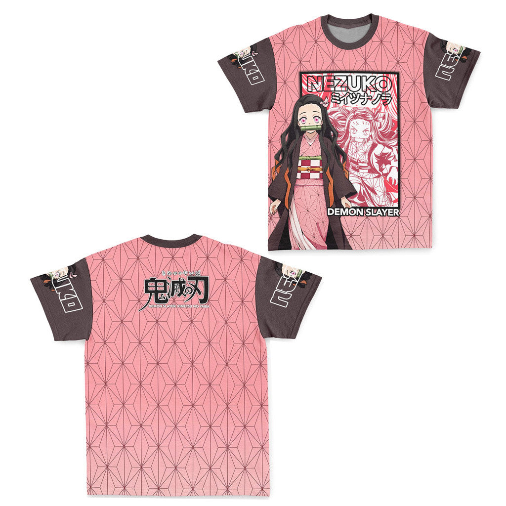 Demon Slayer Merch Kamado Nezuko Demon Slayer Streetwear T-Shirt Gifts For Friends