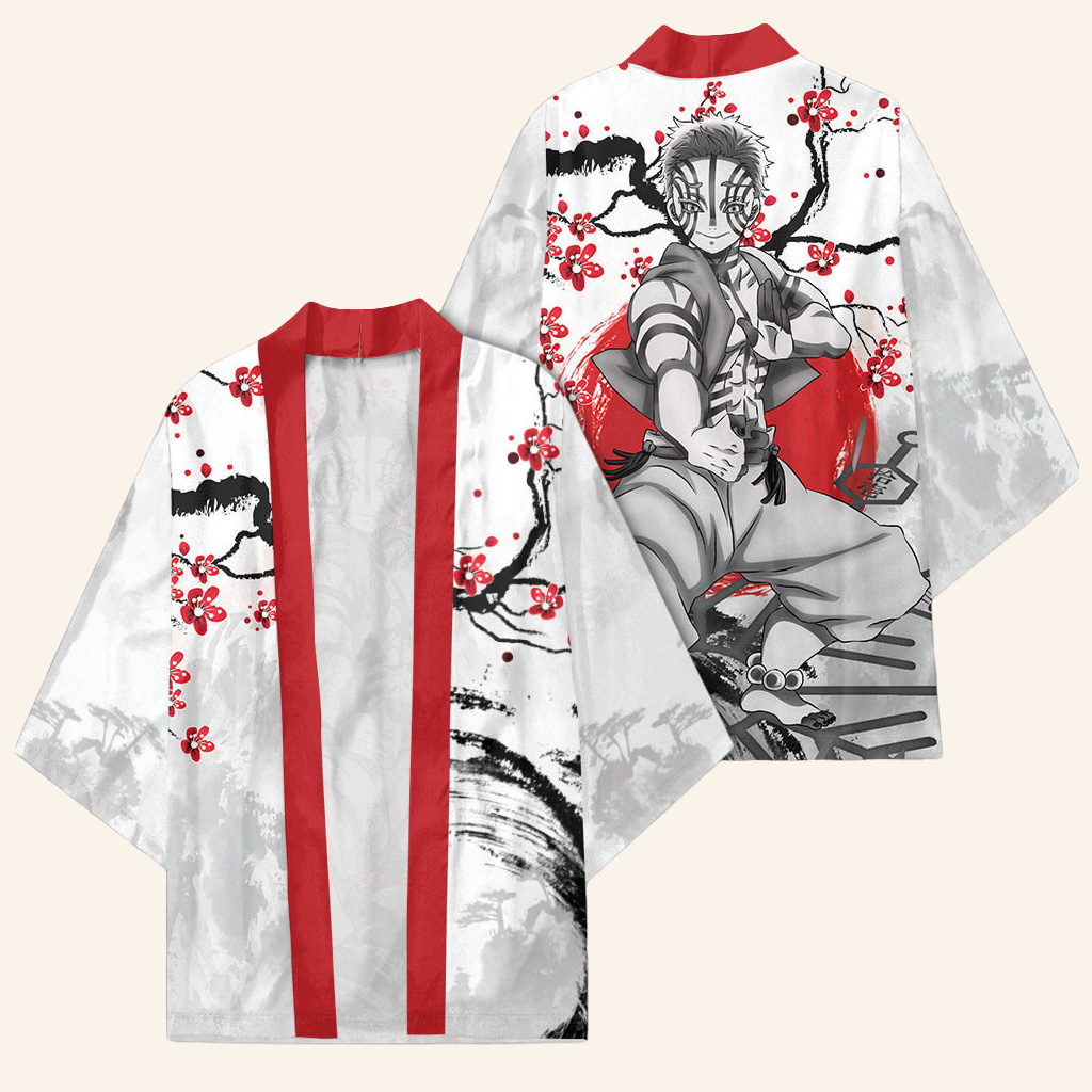 Demon Slayer Merch Kimono Akaza Anime Kimono Christmas Gifts For Boyfriend Demon Slayer Merch Kimono Akaza Anime Kimono Christmas Gifts For Boyfriend