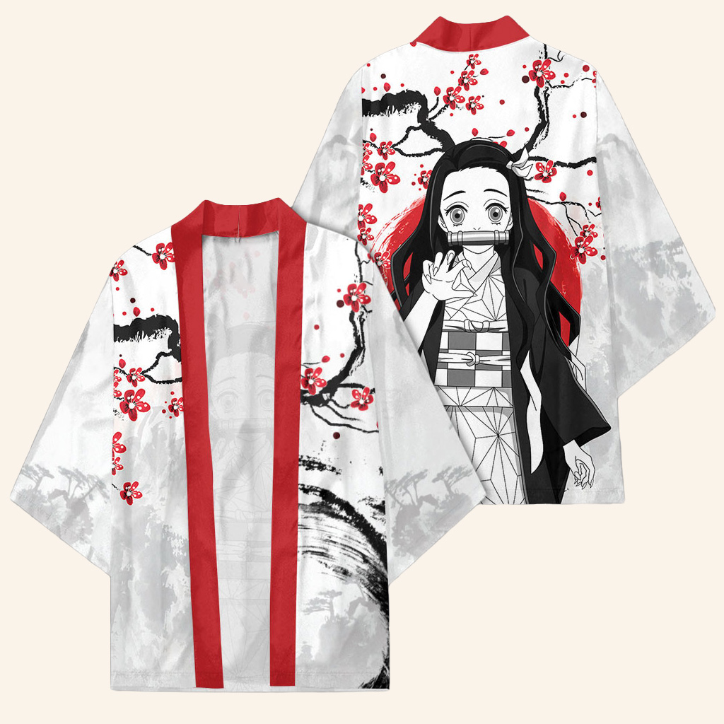 Demon Slayer Merch Nezu Anime Kimono Demon Slayer Kimono Birthday Gift For Sister Demon Slayer Merch Nezu Anime Kimono Demon Slayer Kimono Birthday Gift For Sister