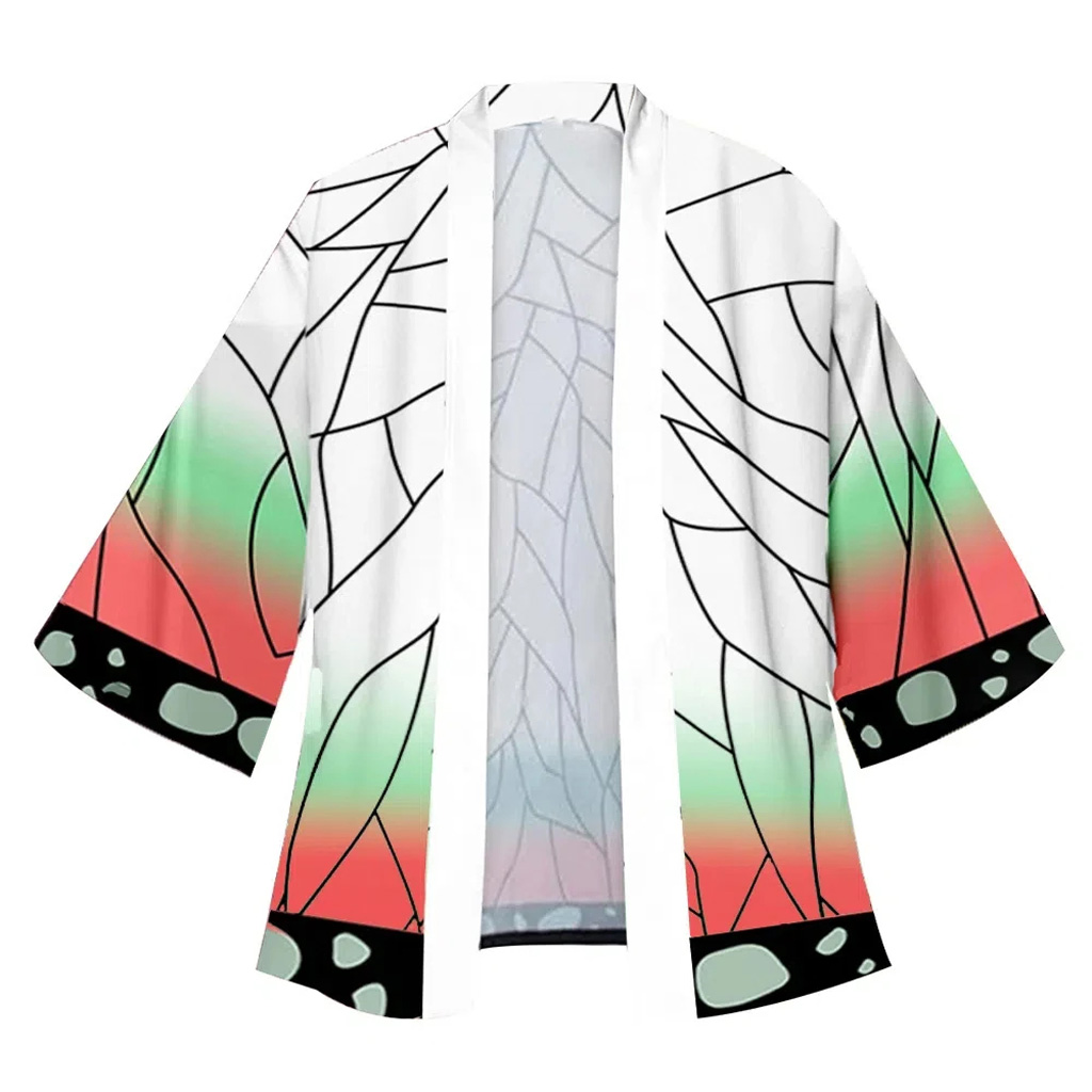 Demon Slayer Merch Shinobu Butterfly Kimono Signature Insect Hashira Look Kimono Fans Gifts Demon Slayer Merch Shinobu Butterfly Kimono Signature Insect Hashira Look Kimono Fans Gifts