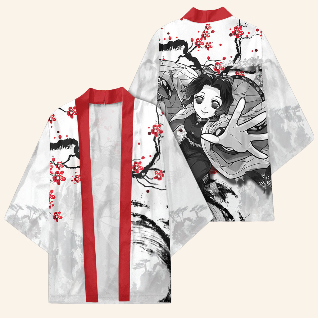 Demon Slayer Merch Shinobu Kocho Anime Kimono Demon Slayer Kimono Gift Ideas For Fans
