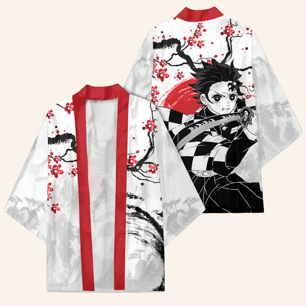 Demon Slayer Merch Tanjiro Anime Kimono Demon Slayer Kimono Gift Ideas For Him Demon Slayer Merch Tanjiro Anime Kimono Demon Slayer Kimono Gift Ideas For Him