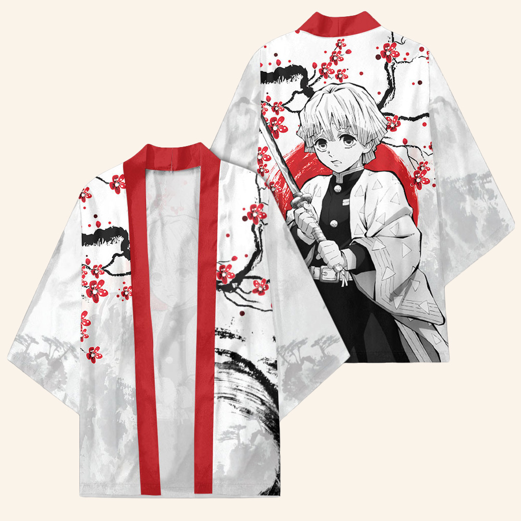 Demon Slayer Merch Zenitsu Anime Kimono Demon Slayer Kimono Gifts For Sister Demon Slayer Merch Zenitsu Anime Kimono Demon Slayer Kimono Gifts For Sister